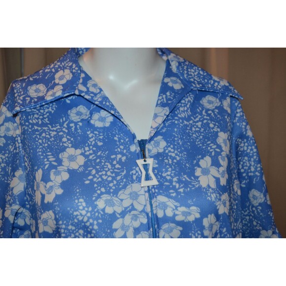 Vintage Dress 1970s Pointy Collar Big Pockets Mod Zip - Picture 2 of 7